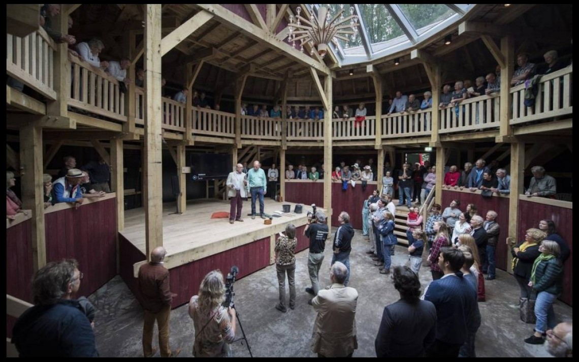 Het nieuwe Globe Theater in Diever