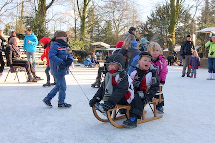 Schaatsen in het openluchttheater