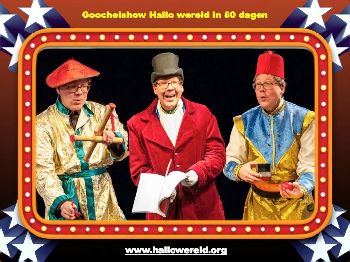 Goochelshow Hallo wereld in 80 dagen