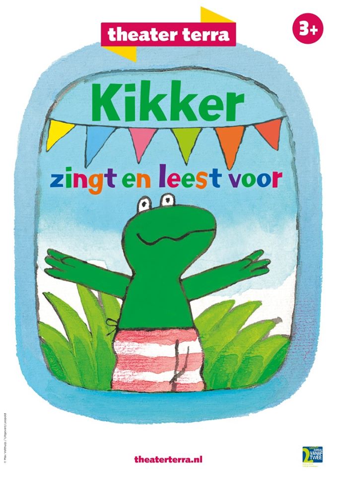 Kikker zingt en leest voor