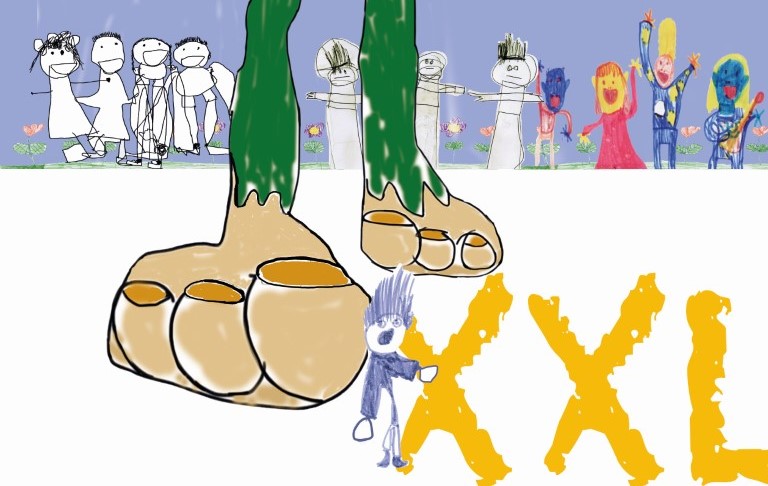 De reuzenverschrikker XXL
