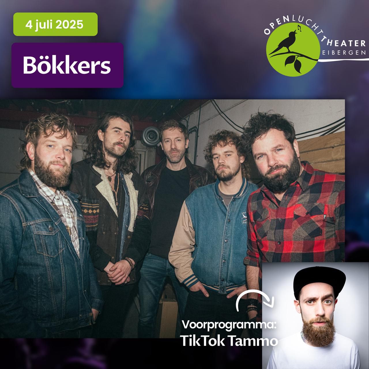 Bökkers met voorprogramma TikTok Tammo